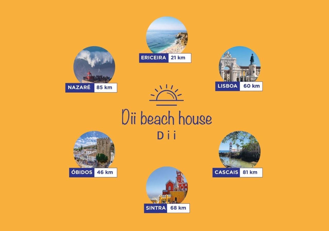 Dii Beach House - Moradia Bi-Familiar Com Piscina Aquecida Torres Vedras Exteriör bild